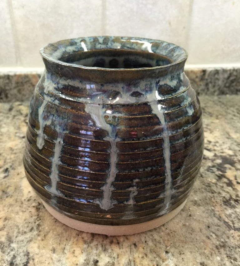 Honeycomb Vase from Clay By Kim Pottery in Fort Walton Beach