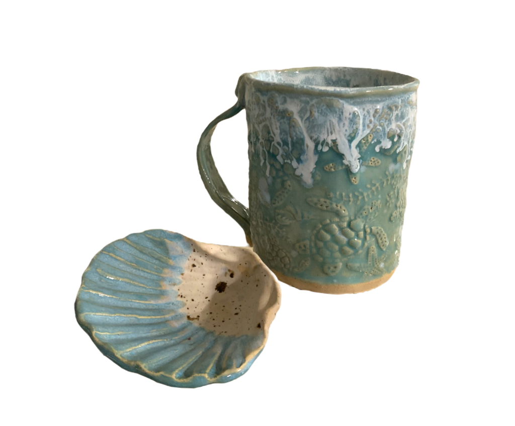 hand crafted ocean themed items from Clay By Kim Pottery in Fort Walton Beach