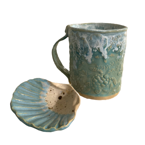 hand crafted ocean themed items from Clay By Kim Pottery in Fort Walton Beach