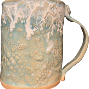 turtle mug from Clay By Kim Pottery in Fort Walton Beach